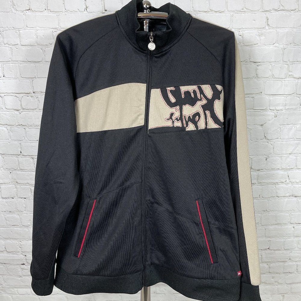 NWT VINTAGE 90'S QUICKSILVER MEN'S BREAKCITY ZIP UP TRACK JACKET